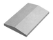 Крышка для заборов — двускатная (65мм) Avenu, серый