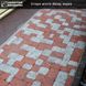 Тротуарная плитка Старый город (60мм) Золотой мандарин, Коралл (граниты на красном)