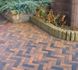Тротуарная плитка Кирпич узкий (60мм) Золотой мандарин, латина