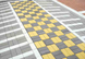 Тротуарная плитка Кирпич стандартный (80мм) Золотой мандарин, белый