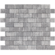 Тротуарная плитка Брусчатка «Колор-микс» (60мм) Авеню, платина